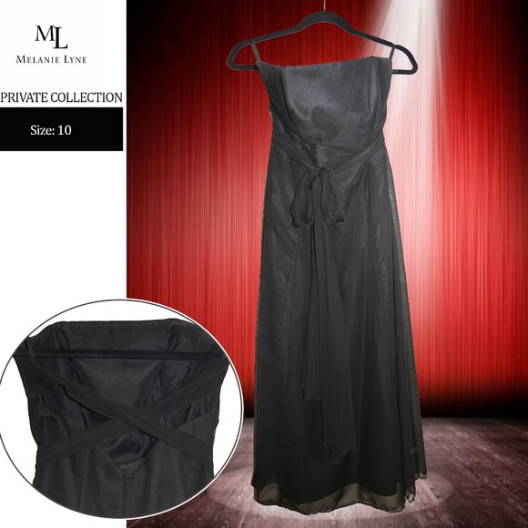Dresses & Skirts - Melanie Lyne Private Collection: Black strapless full length gown